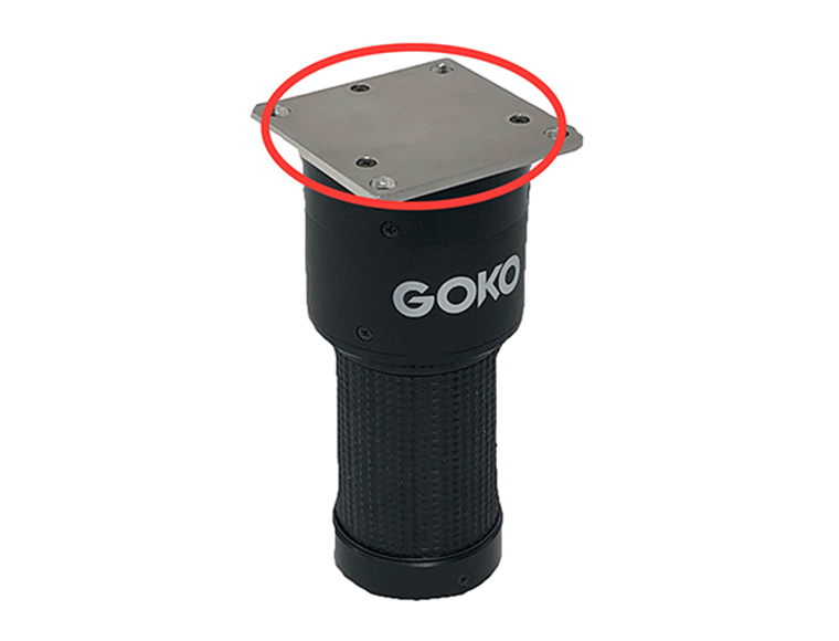 Custom-Designed Mounting Base for the Machine
