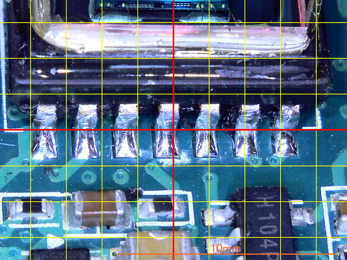 Scale bar, Grid, and Crossline